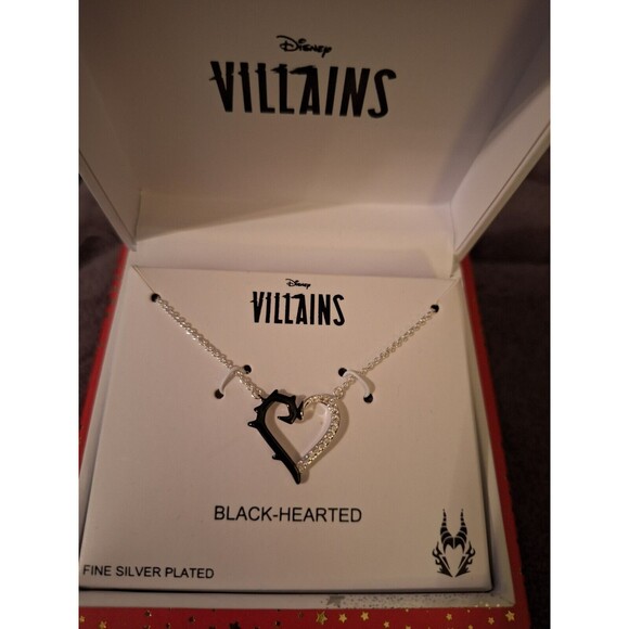 Disney Maleficent Villains Heart and Thorns Necklace - Picture 2 of 10